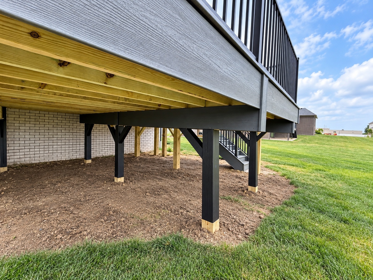 Under-deck structure detail